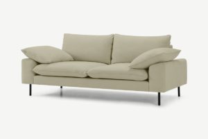 Fallyn grosses 2-Sitzer Sofa, Stoff in Sandsteinbeige - MADE.com